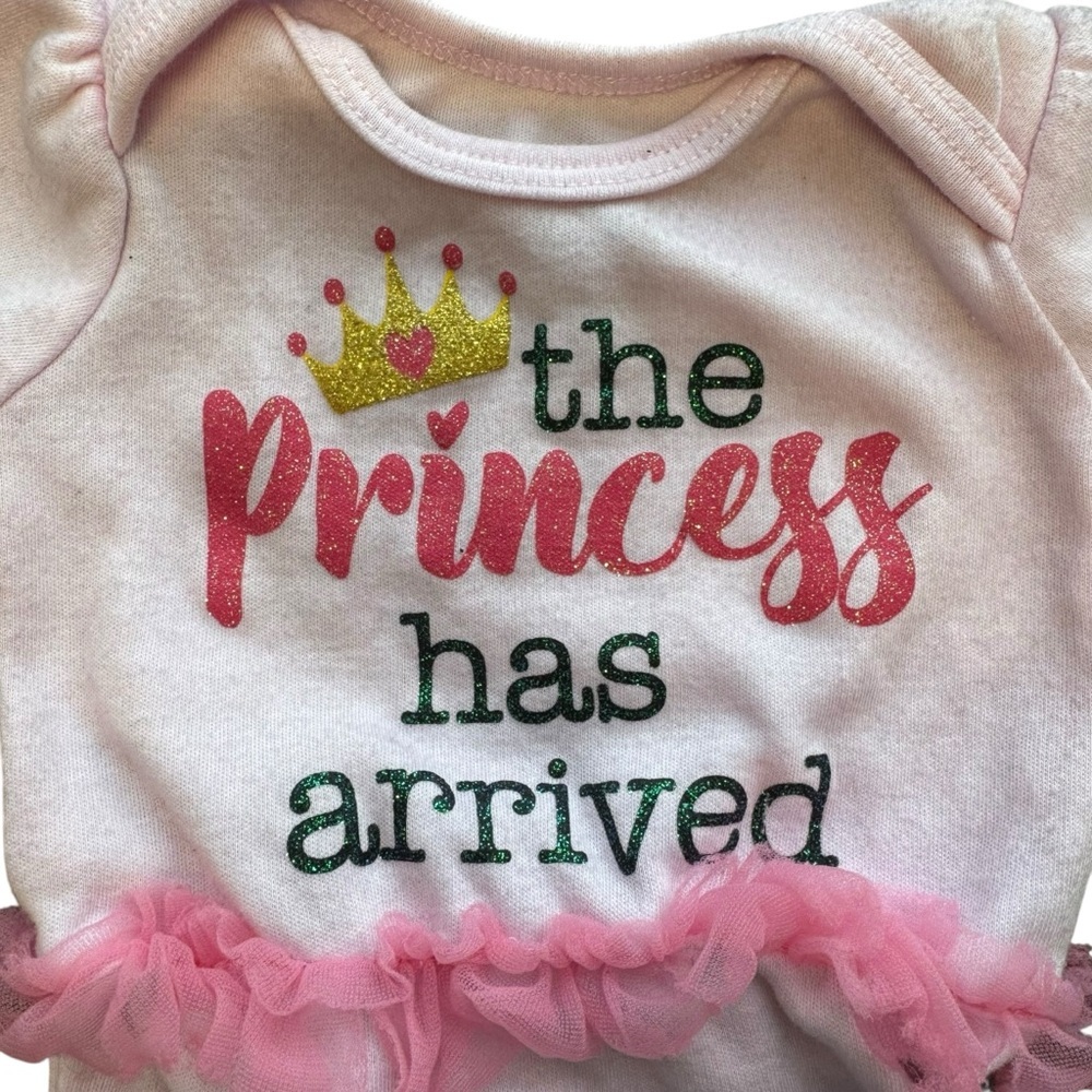 Magic Years Pink and White Baby Onesie - Picture 2 of 10